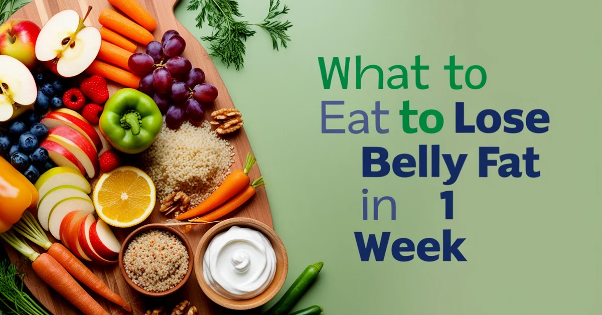 What To Eat To Lose Belly Fat In 1 Week