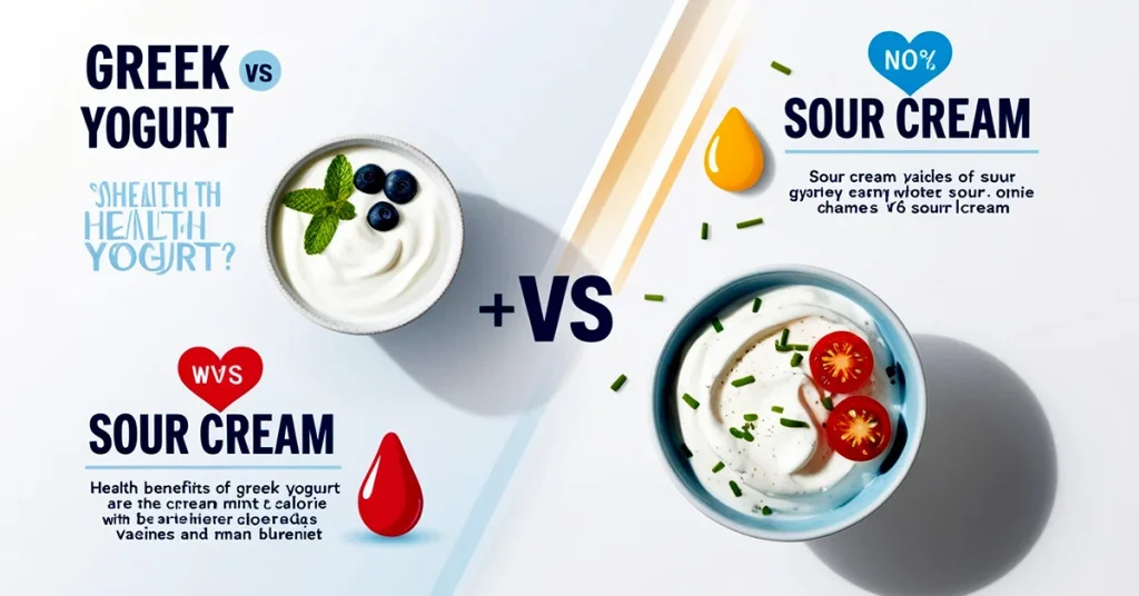 Health Benefits of Greek Yogurt vs Sour Cream