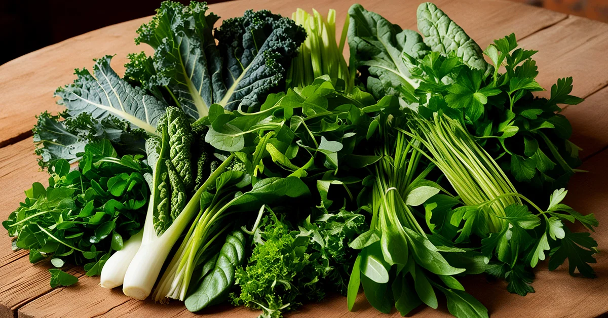 types of leafy green vegetables to eat