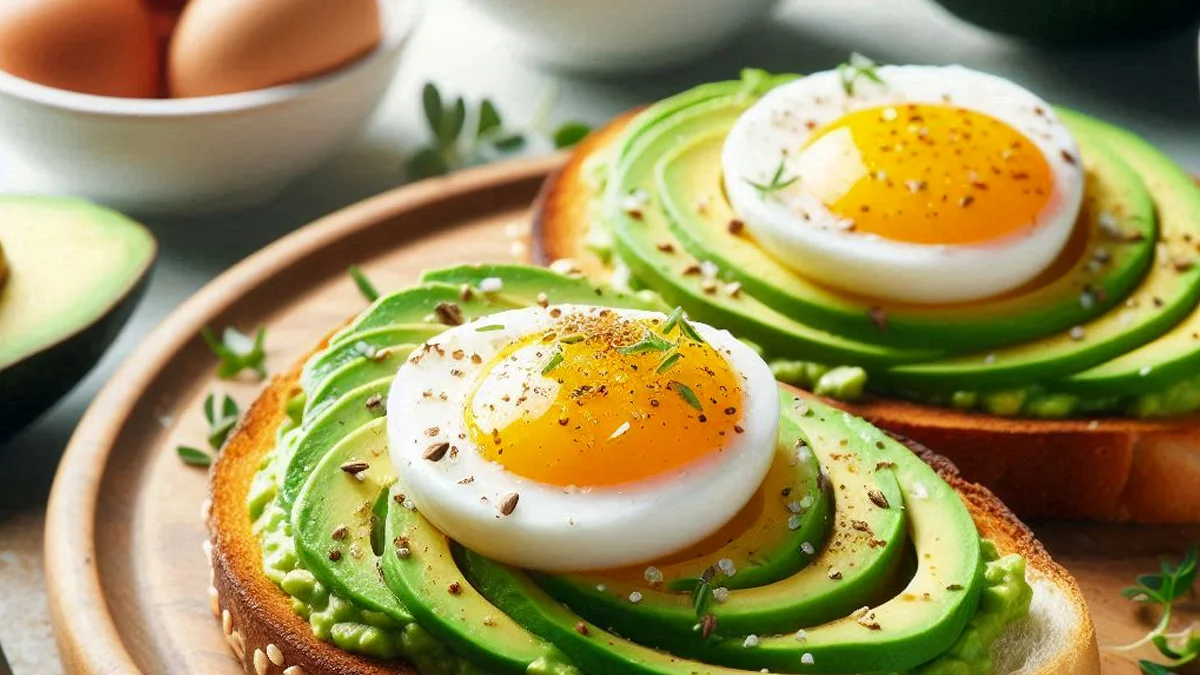 Avocado toast with egg calories